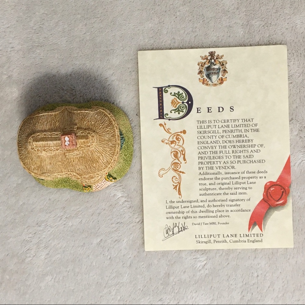 Vintage 1994 LILLIPUT LANE SUNNYSIDE Cottage (L0693) UK mini collectable - Picture 11 of 14